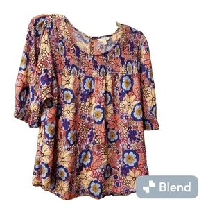 🤑NWT Terra & Sky Blouse 2X 20W-22W